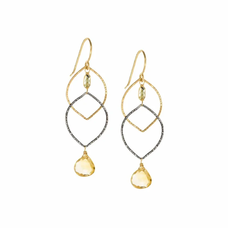 Citrine Cascade Earrings