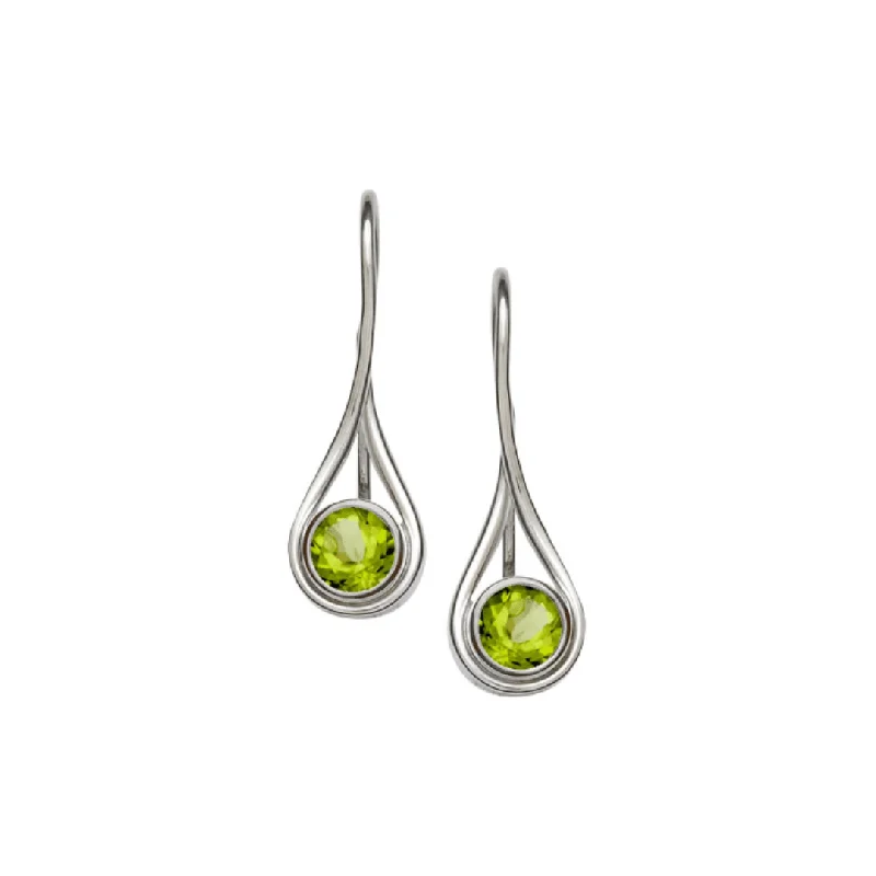 Faceted Peridot Desire Earrings