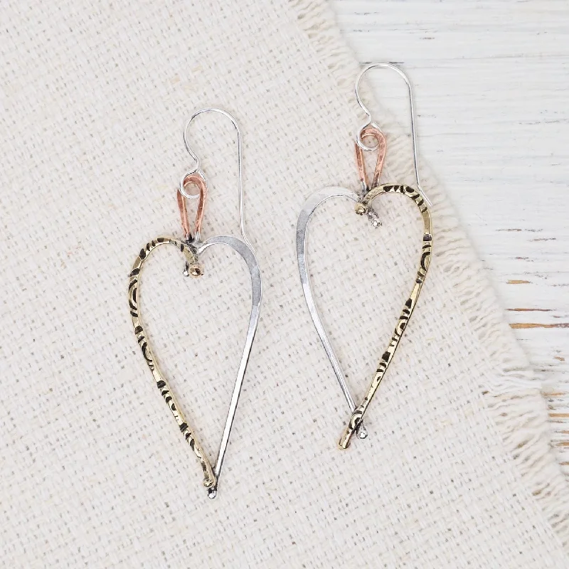 Medici Heart Earrings