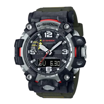 G-Shock Master of G Land Mudmaster. Green Rubber Strap