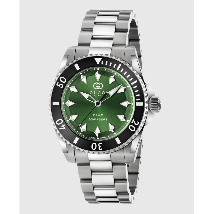 Gucci Dive 40mm Green Dial Watch