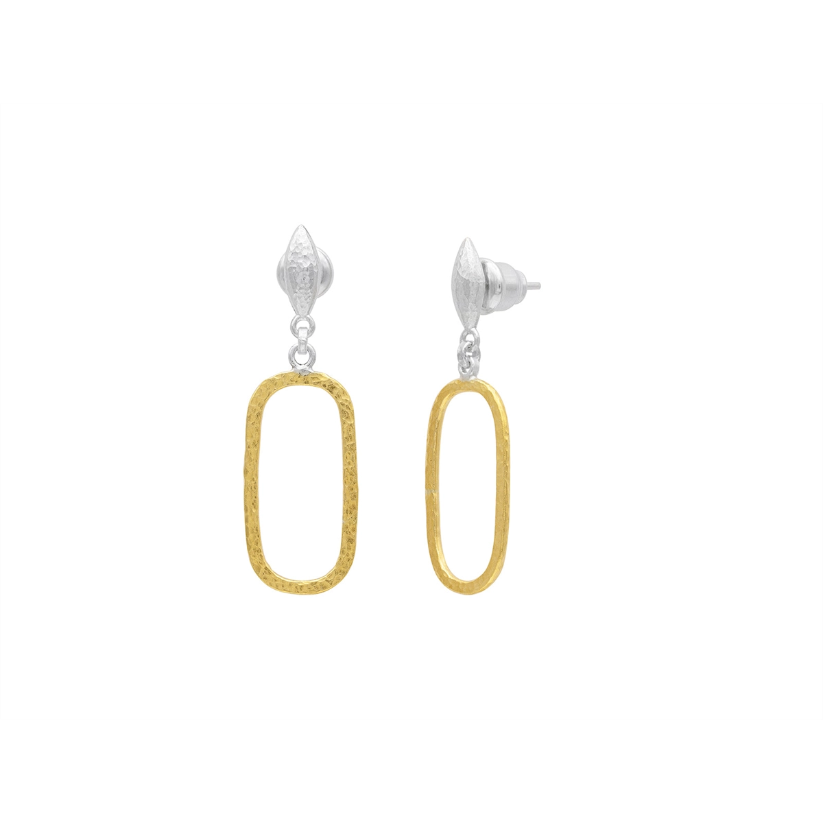 Gurhan Dangle Earrings in Sterling Plated with 24K Gold