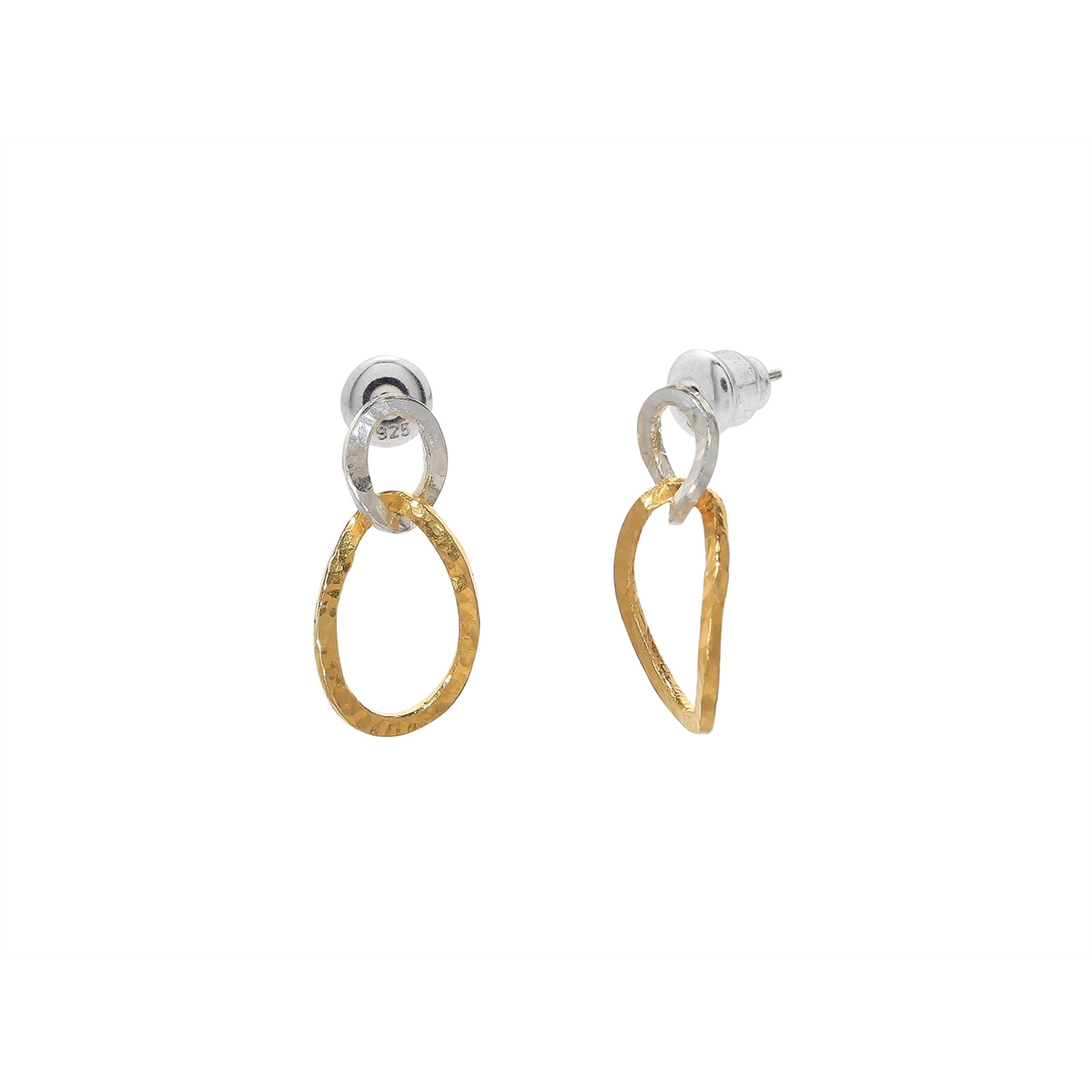 Gurhan Dangle Earrings in Sterling Plated with 24K Gold