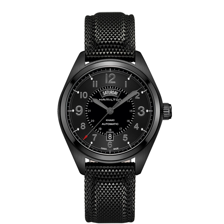 Hamilton Khaki Field Day Date Auto Black PVD 42mm