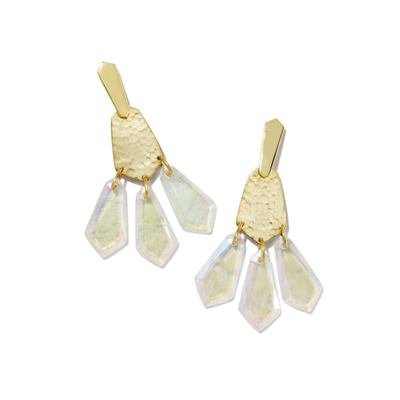 Kendra Scott Loris Statement Dangle Earrings Gold