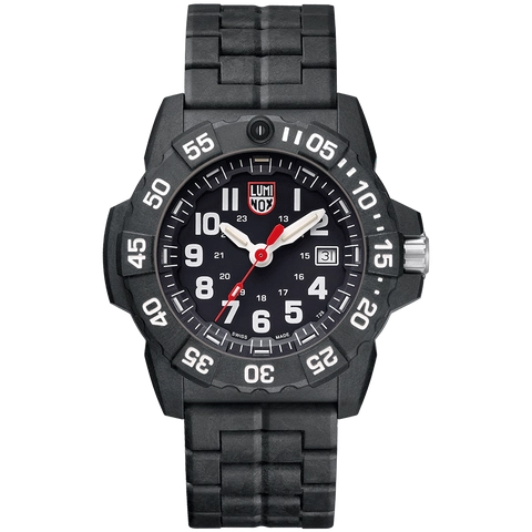 Luminox Navy SEAL - Military Dive Watch Black and White 45mm Quartz