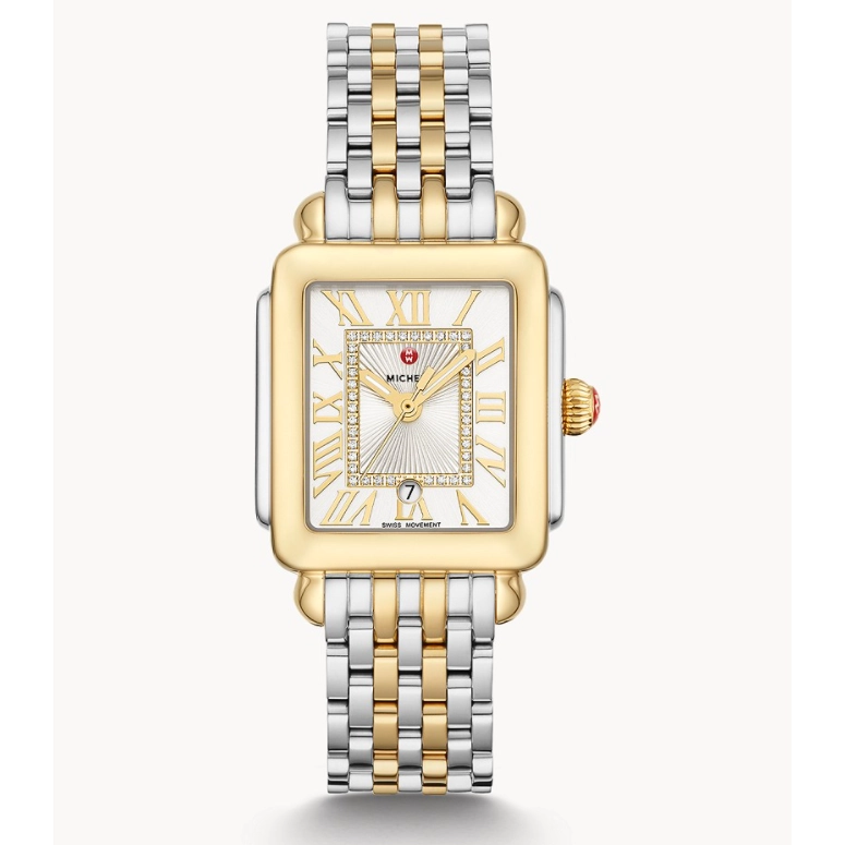 Michele Deco Madison Watch Two-Tone 29mm x 31mm Quartz