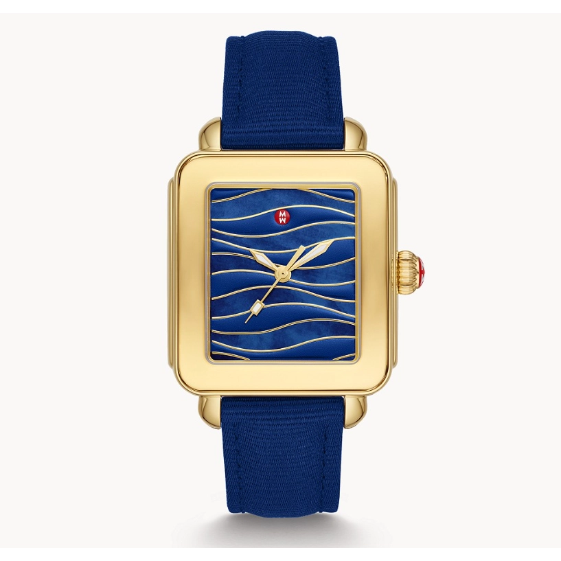 Michele Deco Sport Gold-Tone Midnight Watch