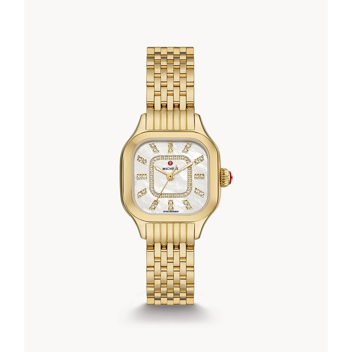 Michele Meggie Gold-Tone Stainless Steel Watch