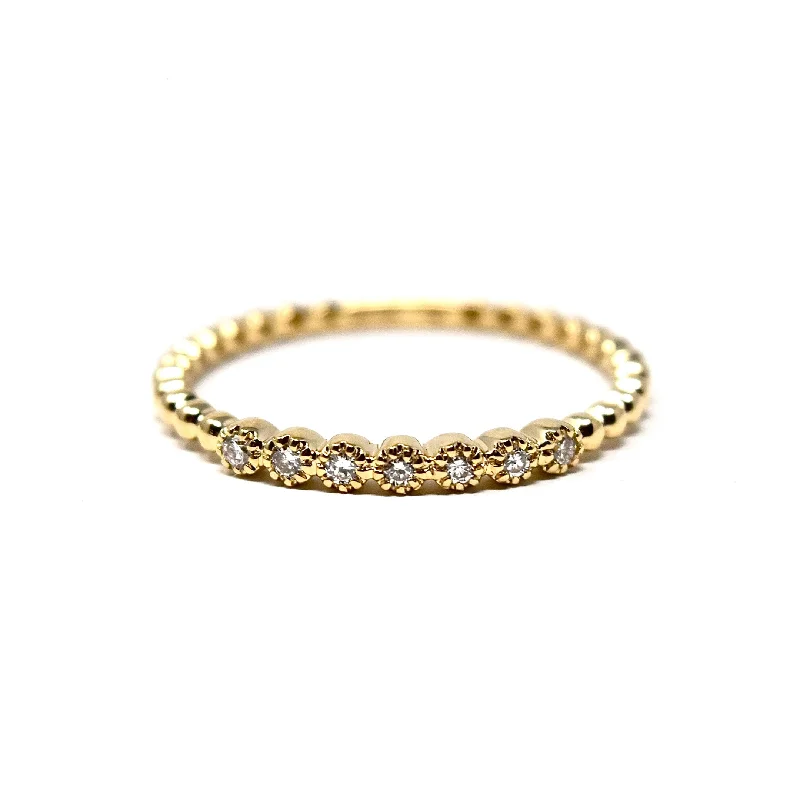 Mini Caviar Band Ring