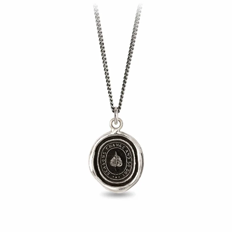 Seasons Change and So Do I Talisman Necklace