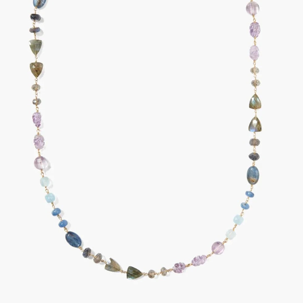 Maeve Necklace Blue Mix