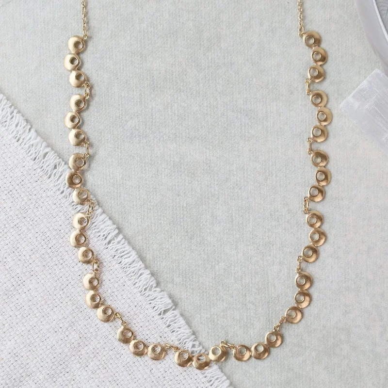 18k Vermeil Scalloped Bubbles Necklace