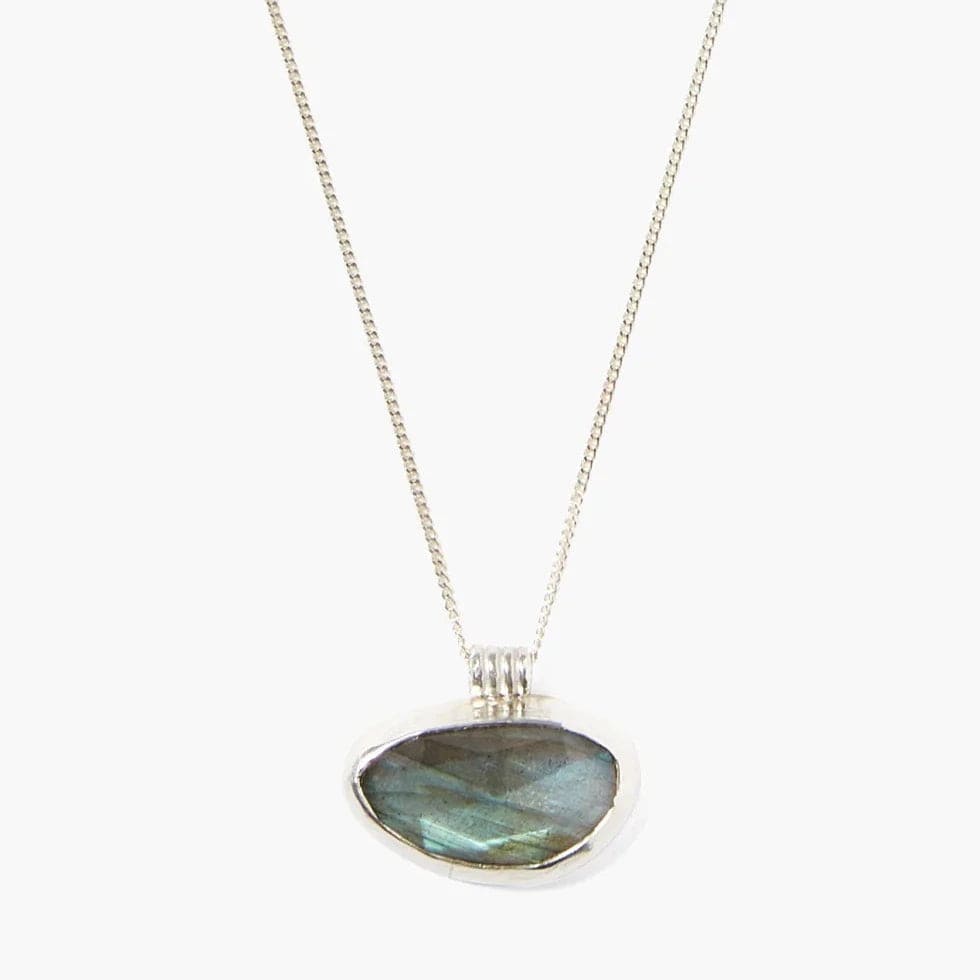 Delta Necklace Labradorite