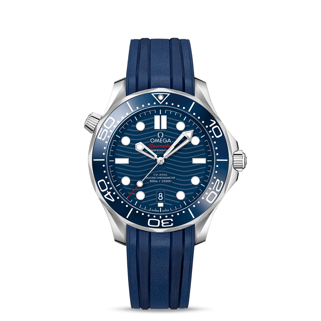 Omega Seamaster Diver 300M Co-Axial Master Chronometer Blue Dial 42mm Automatic