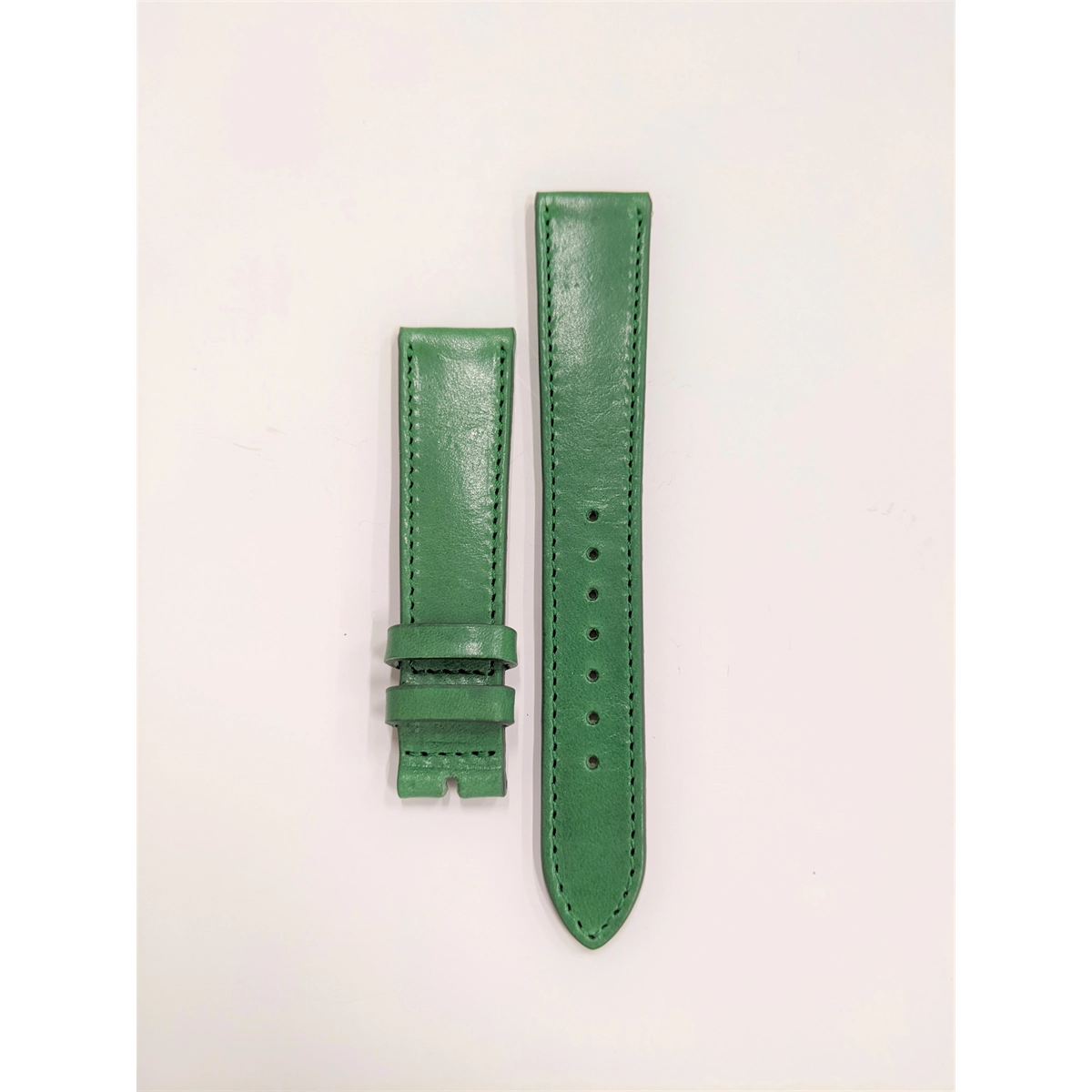 Rios Oak Tan Green 20mm Leather Watch Strap