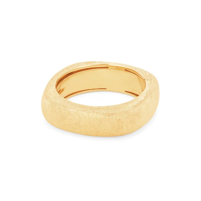 Rounded Square Florentine Ring