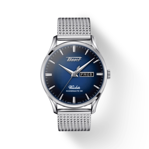 Tissot Heritage Visodate Powermatic 80 Blue Gradient Dial 42mm Automatic