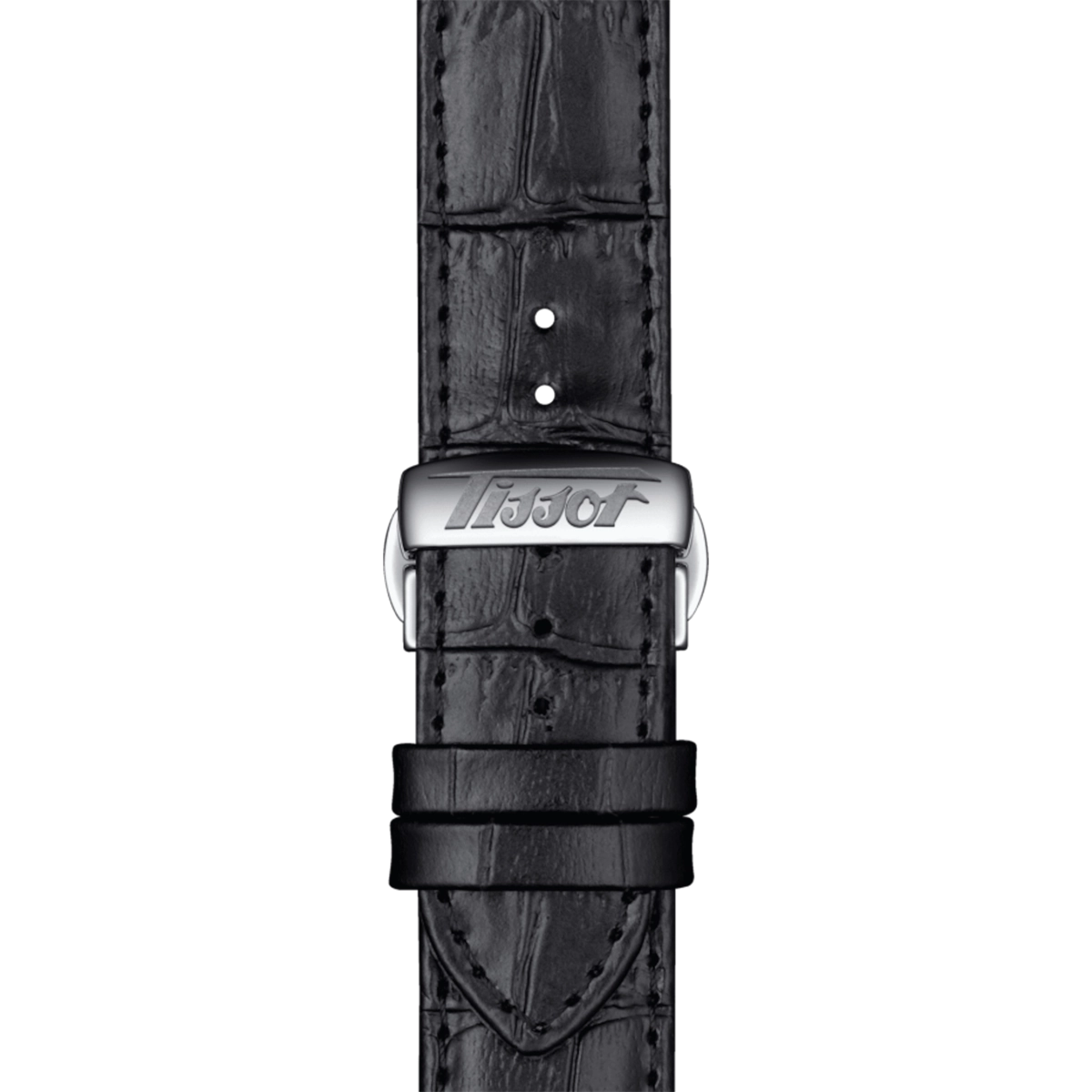 Tissot Watch Strap Black Leather 21mm