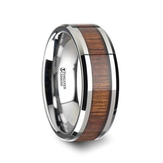 Tungsten Kona Koa Wood 8mm Band