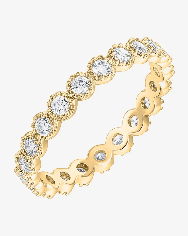 Vermeil Cassidy Eternity Band