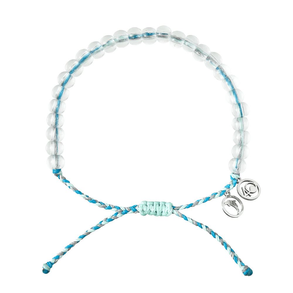 4 Ocean Recycled Plastic & Glass Bracelet - Limited Edition - Dolphin