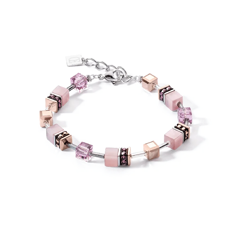 Lilac Monochrome Iconic GeoCube Bracelet