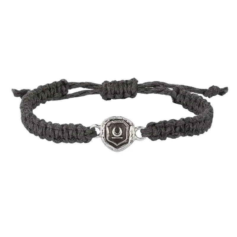 New Beginnings Braided Bracelet - Charcoal