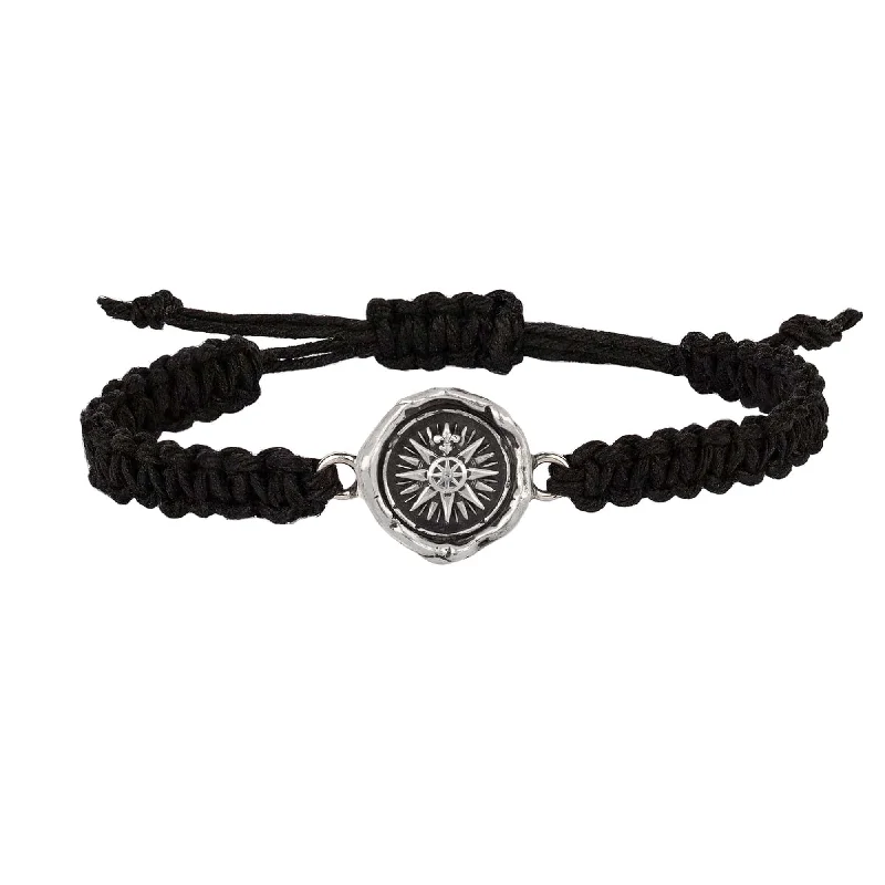 Direction Braided Bracelet - Black