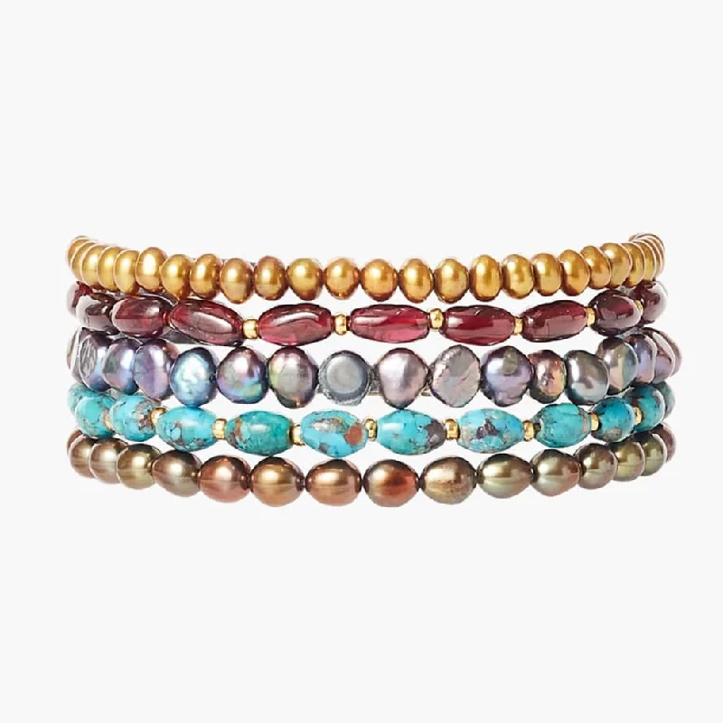 Multi Mix Naked Wrap Bracelet