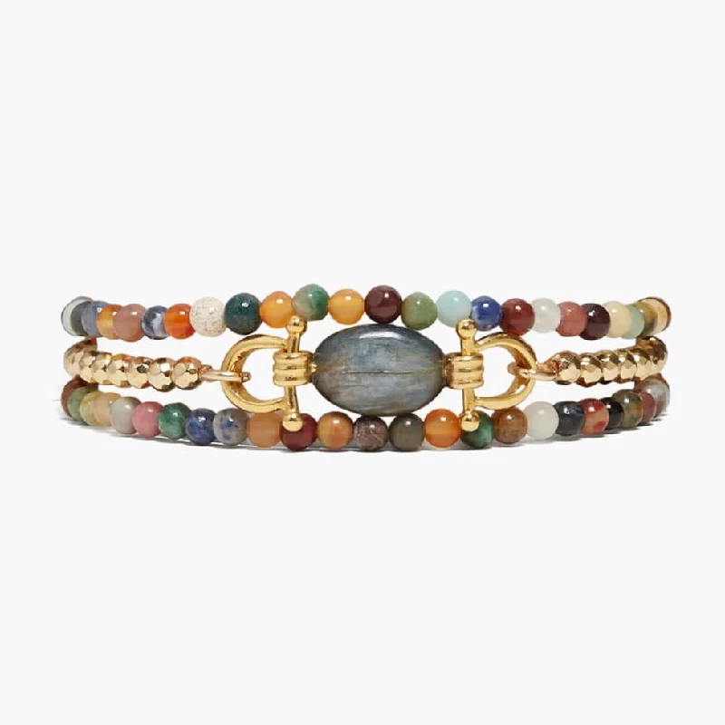 CHEVAL NAKED WRAP BRACELET MULTI