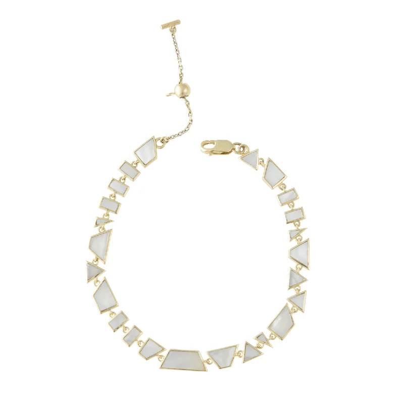 Tesserae Mother Of Pearl Midi Bracelet