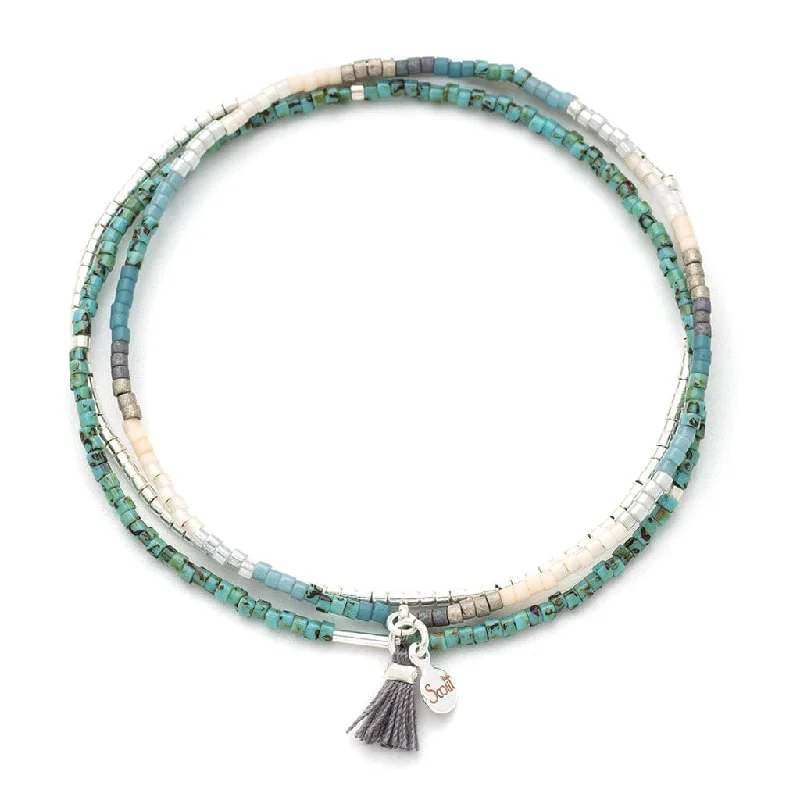 Scout Chromacolor Miyuki Bracelet Trio - Turquoise