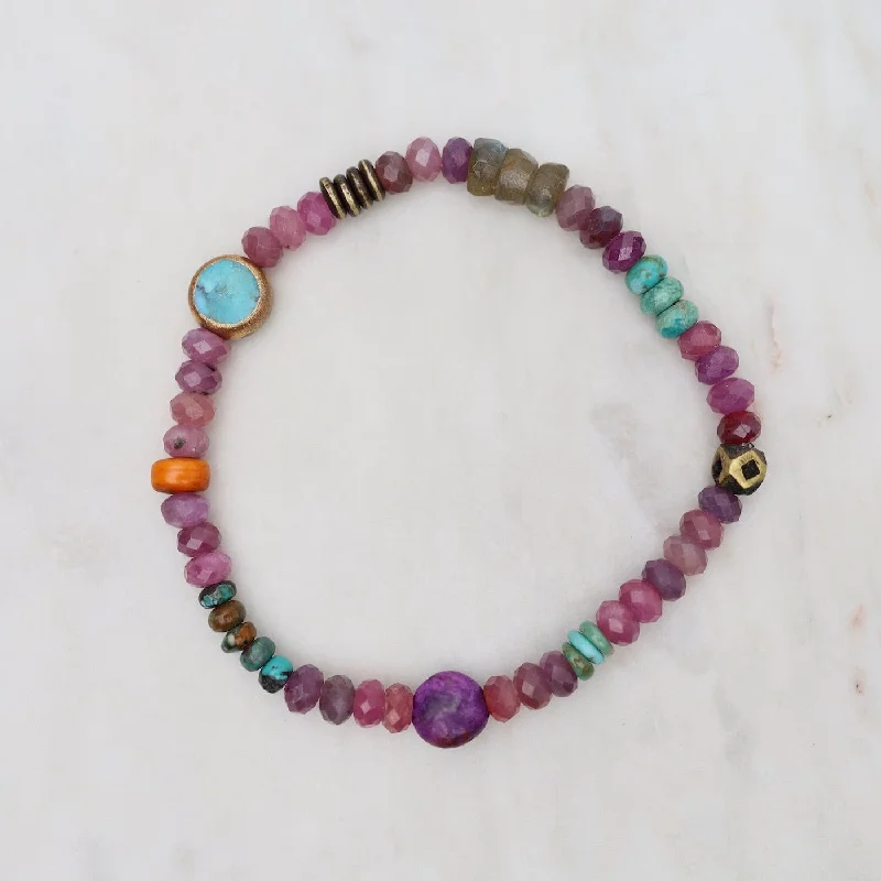 Ruby Multi-Color Stretch Bracelet