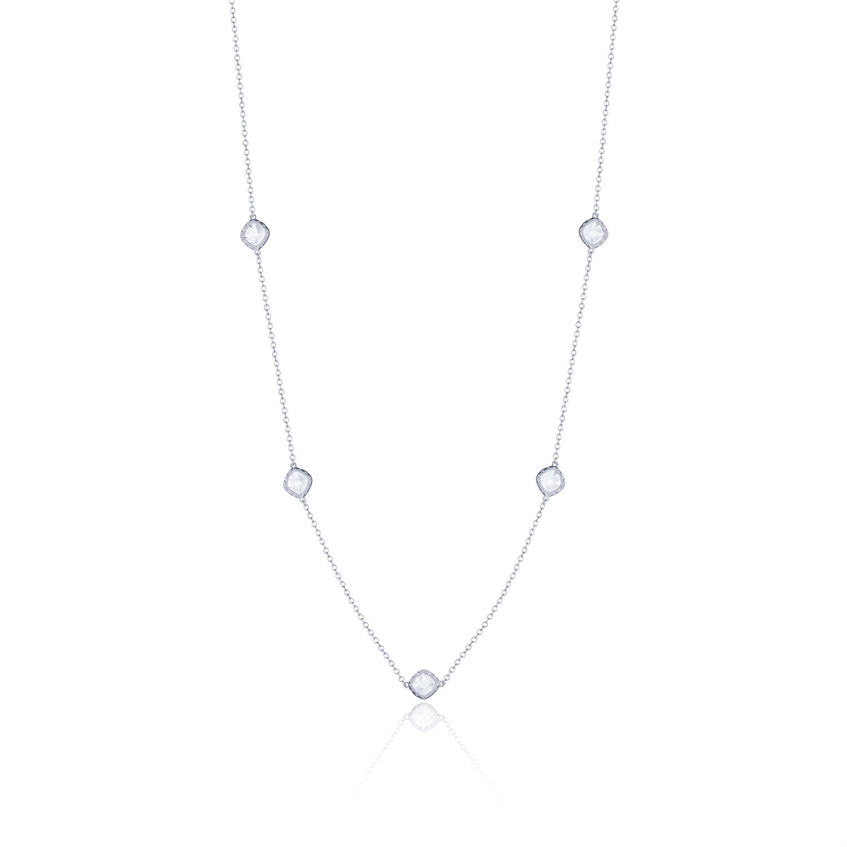 Tacori 5 Station Necklace with Chalcedony